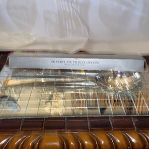 ROYAL LIMITED SILVER SERVING PIERCED SPOON